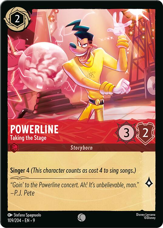 Powerline - Taking the Stage (109/204) [Fabled] | Cards and Coasters CA