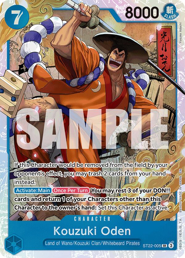 Kouzuki Oden [Starter Deck: Ace & Newgate] | Cards and Coasters CA
