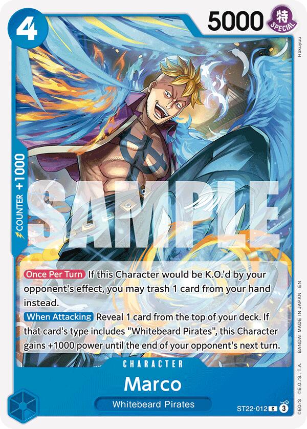 Marco [Starter Deck: Ace & Newgate] | Cards and Coasters CA