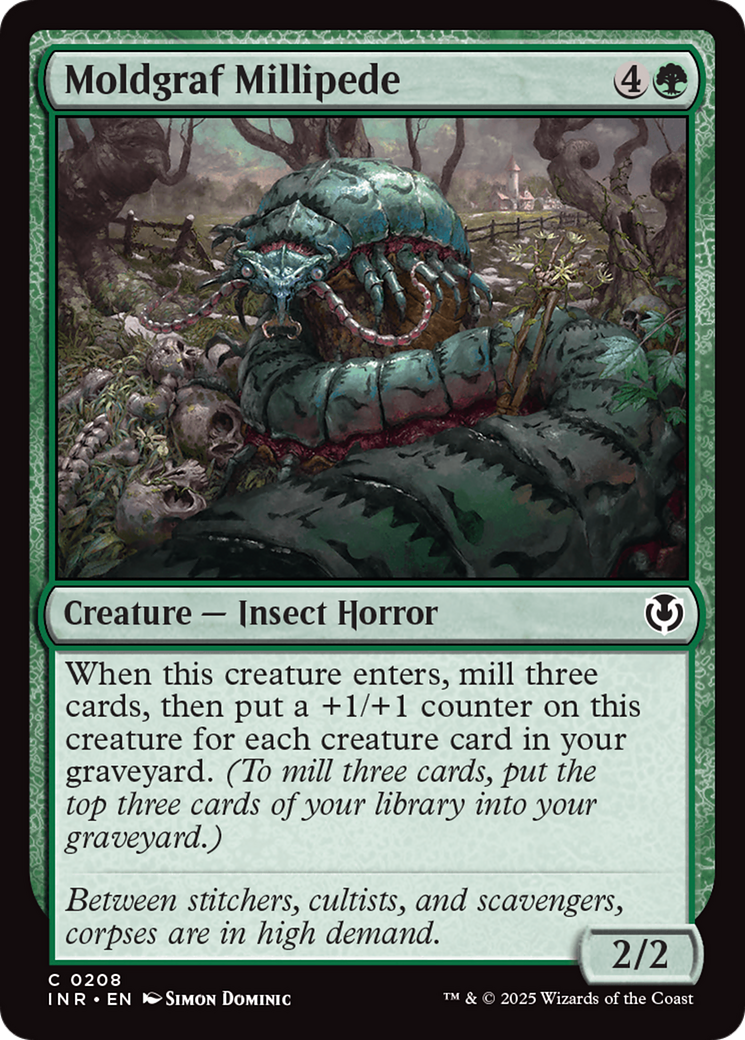 Moldgraf Millipede [Innistrad Remastered] | Cards and Coasters CA