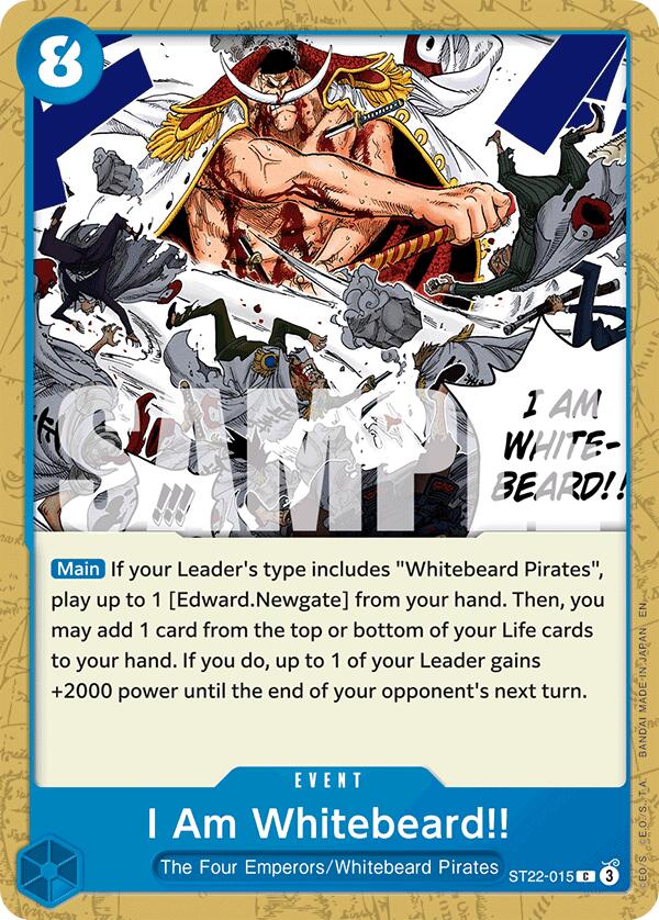 I Am Whitebeard!! [Starter Deck: Ace & Newgate] | Cards and Coasters CA