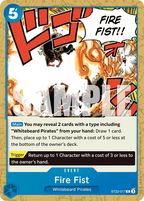 Fire Fist [Starter Deck: Ace & Newgate] | Cards and Coasters CA