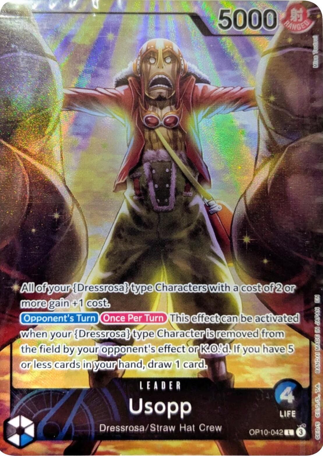 Usopp (Official Playmat -Limited Edition Vol. 3-) [One Piece Promotion Cards] | Cards and Coasters CA