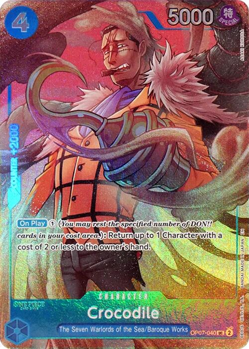 Crocodile (Seven Warlords of the Sea Binder Set) [One Piece Promotion Cards] | Cards and Coasters CA
