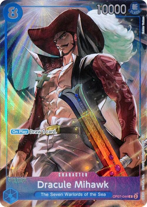 Dracule Mihawk (Seven Warlords of the Sea Binder Set) [One Piece Promotion Cards] | Cards and Coasters CA