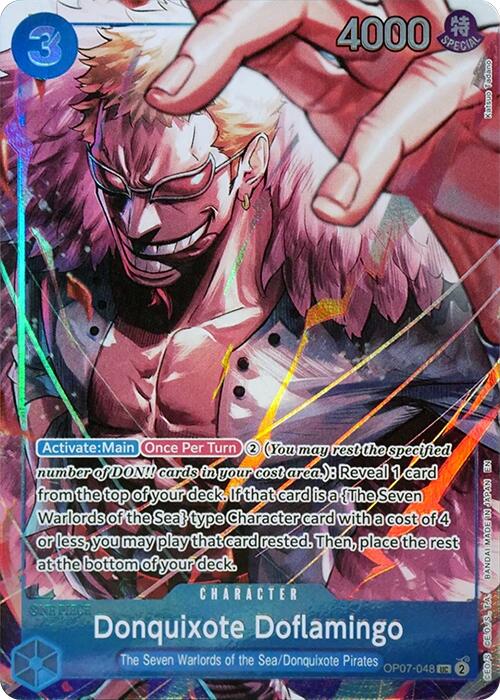 Donquixote Doflamingo (Seven Warlords of the Sea Binder Set) [One Piece Promotion Cards] | Cards and Coasters CA