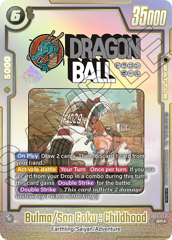 Bulma/Son Goku : Childhood [Tournament and Championship Promos] | Cards and Coasters CA