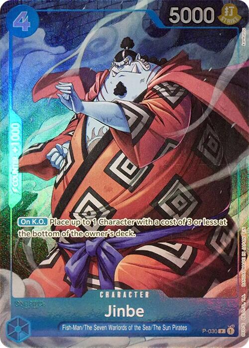 Jinbe (Seven Warlords of the Sea Binder Set) [One Piece Promotion Cards] | Cards and Coasters CA