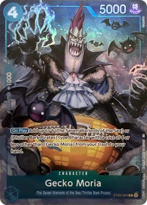 Gecko Moria (Seven Warlords of the Sea Binder Set) [One Piece Promotion Cards] | Cards and Coasters CA