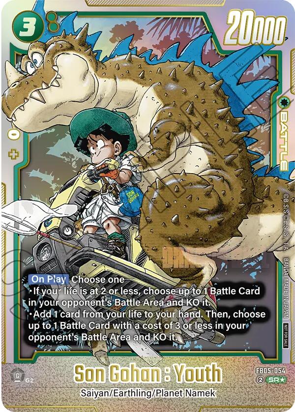 Son Gohan : Youth [Tournament and Championship Promos] | Cards and Coasters CA