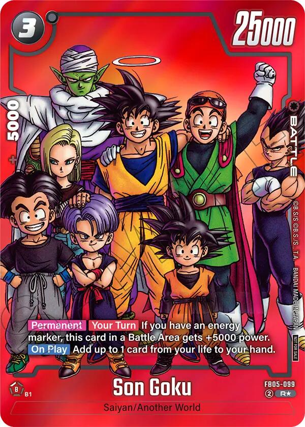 Son Goku (FB05-099) (Limited Pack MANGA Version 01) [Tournament and Championship Promos] | Cards and Coasters CA