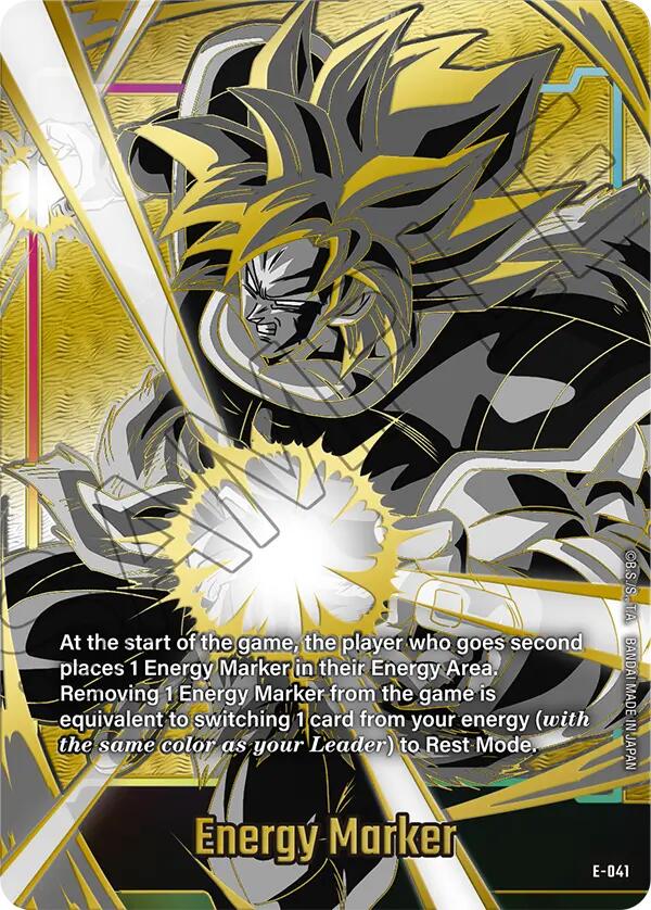 Energy Marker (E-41) (Gold) [Fusion World Energy Markers] | Cards and Coasters CA