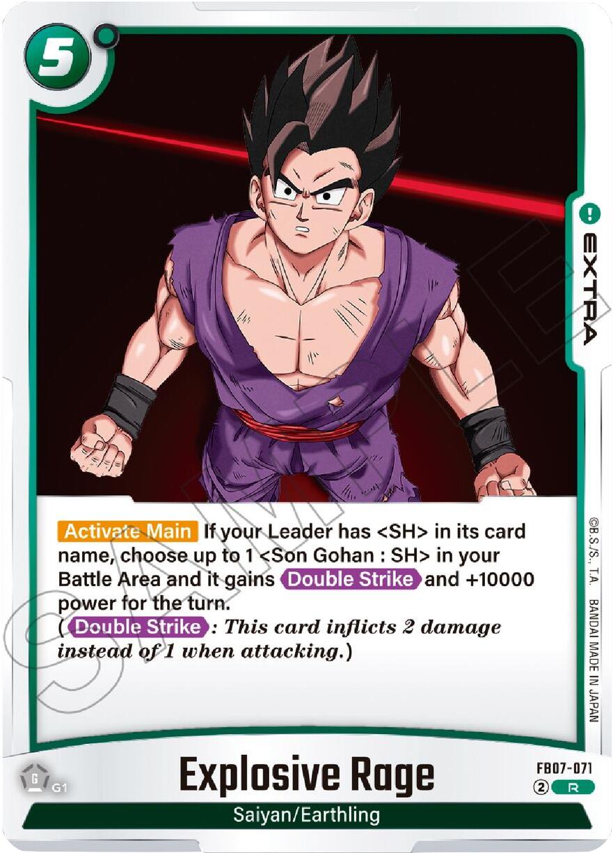 Explosive Rage [Wish For Shenron] | Cards and Coasters CA