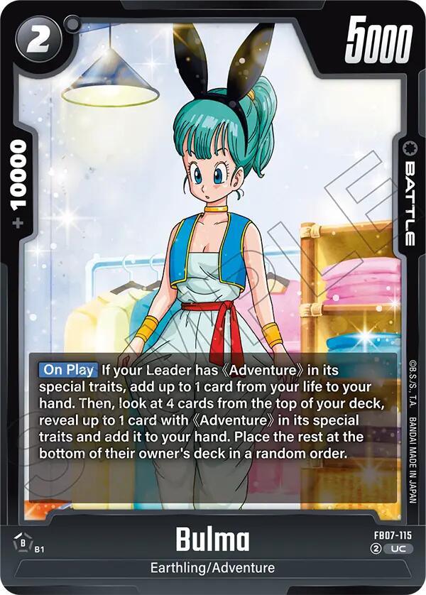Bulma (FB07-115) [Wish For Shenron] | Cards and Coasters CA