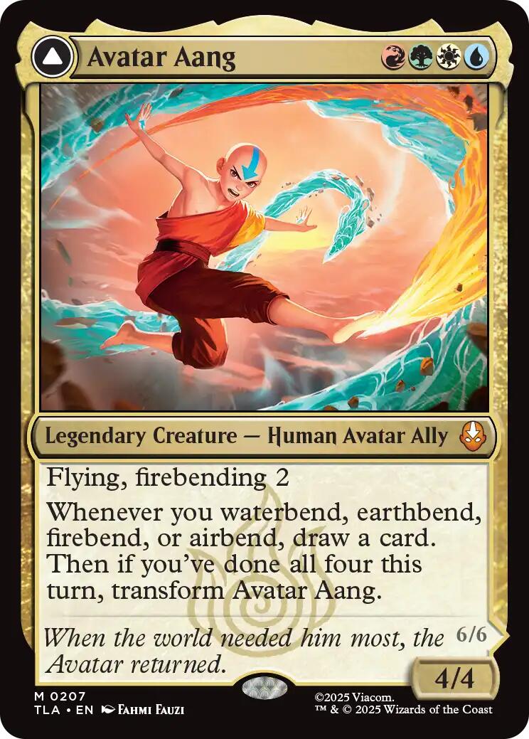 Avatar Aang [Avatar: The Last Airbender] | Cards and Coasters CA