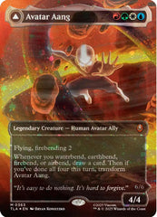 Avatar Aang (Raised Foil) [Avatar: The Last Airbender] | Cards and Coasters CA