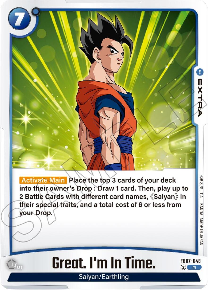 Great. I'm In Time. [Wish For Shenron] | Cards and Coasters CA