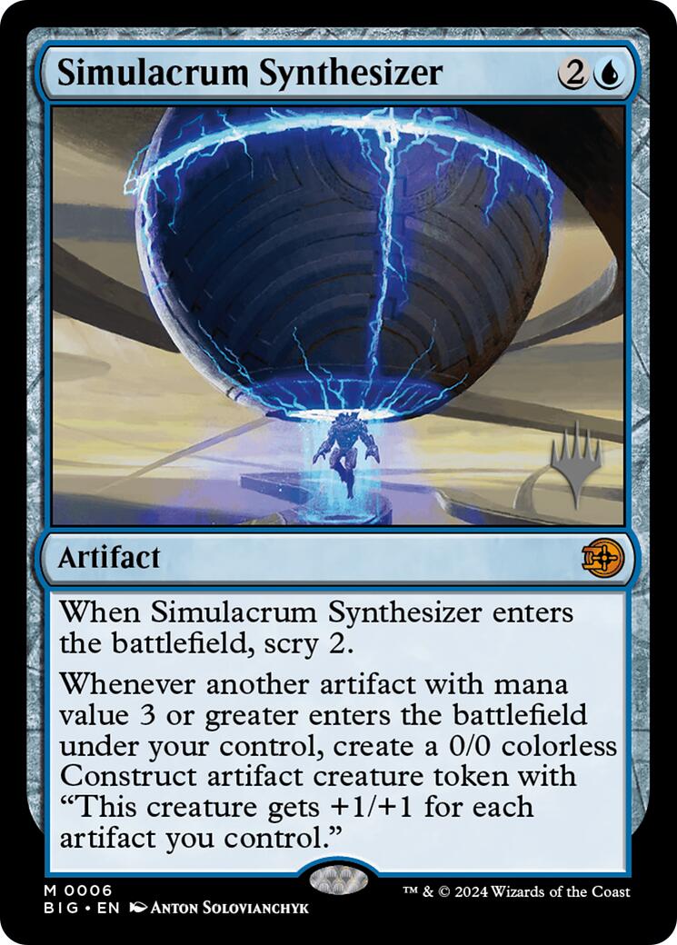Simulacrum Synthesizer [Edge of Eternities Promo Pack] | Cards and Coasters CA