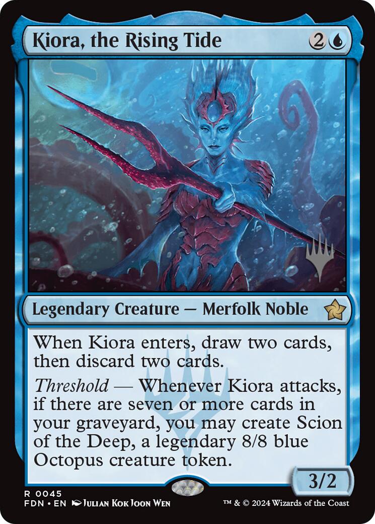 Kiora, the Rising Tide [Edge of Eternities Promo Pack] | Cards and Coasters CA