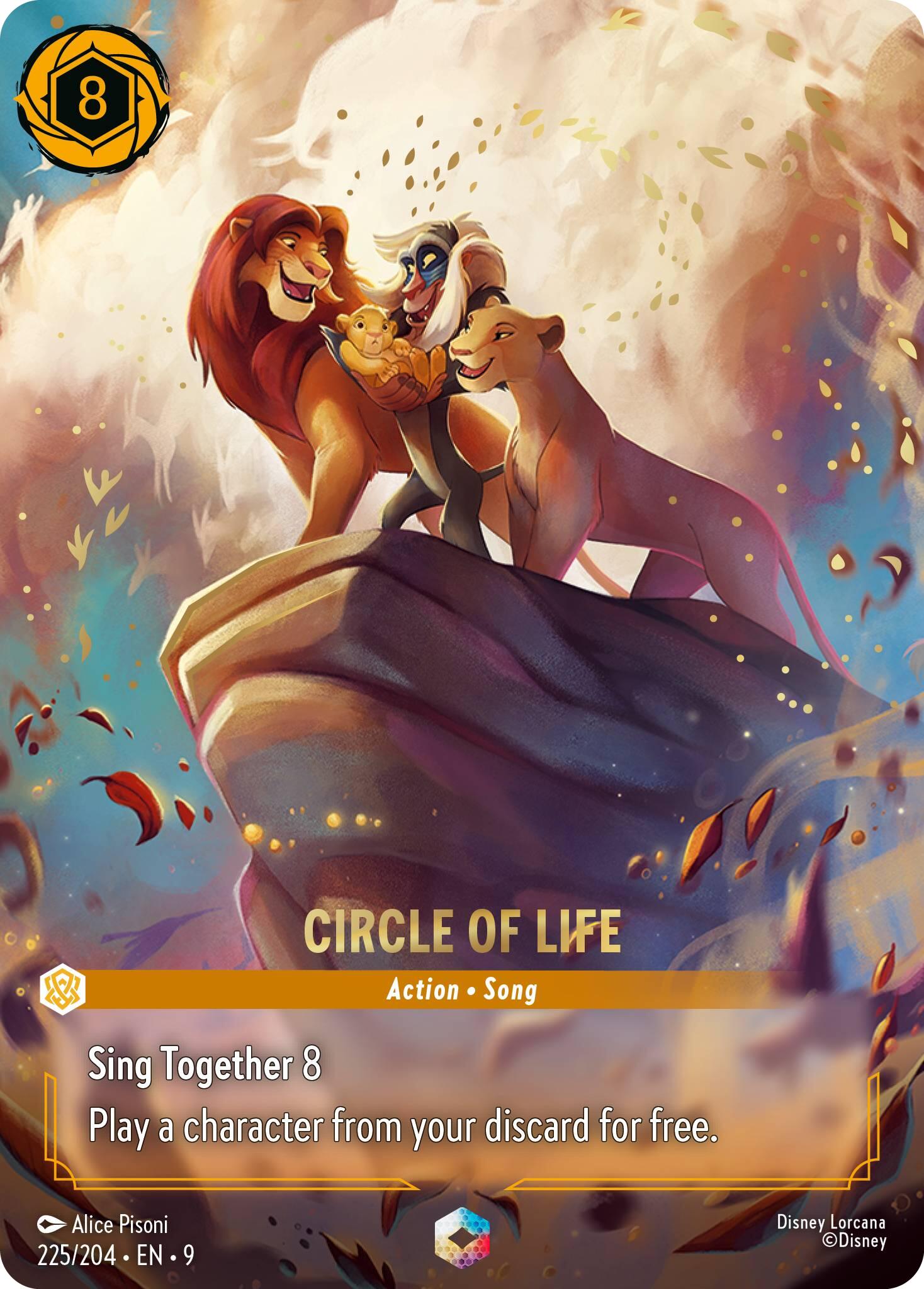 Circle of Life (Enchanted) (225/204) [Fabled] | Cards and Coasters CA
