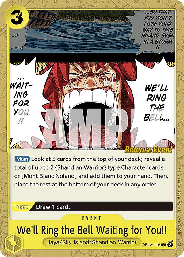 We'll Ring the Bell Waiting for You!! [Legacy of the Master Release Event Cards] | Cards and Coasters CA