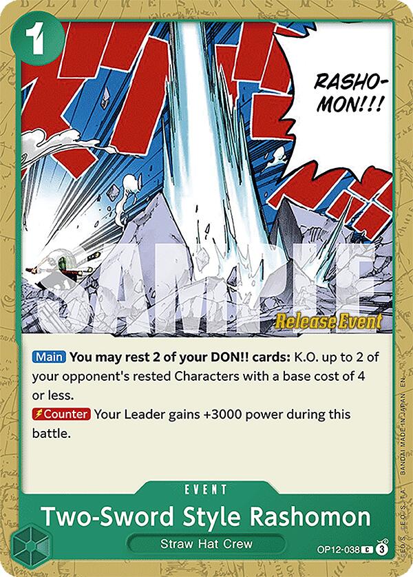 Two-Sword Style Rashomon [Legacy of the Master Release Event Cards] | Cards and Coasters CA