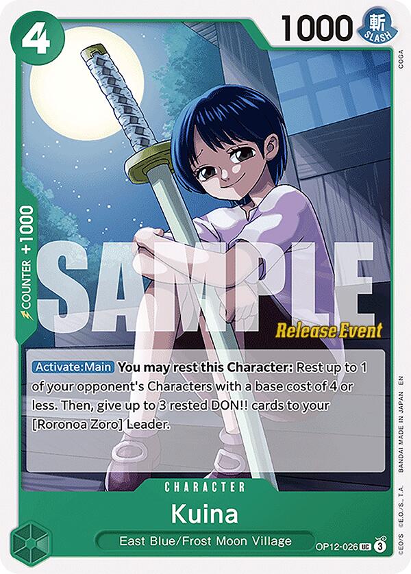 Kuina [Legacy of the Master Release Event Cards] | Cards and Coasters CA