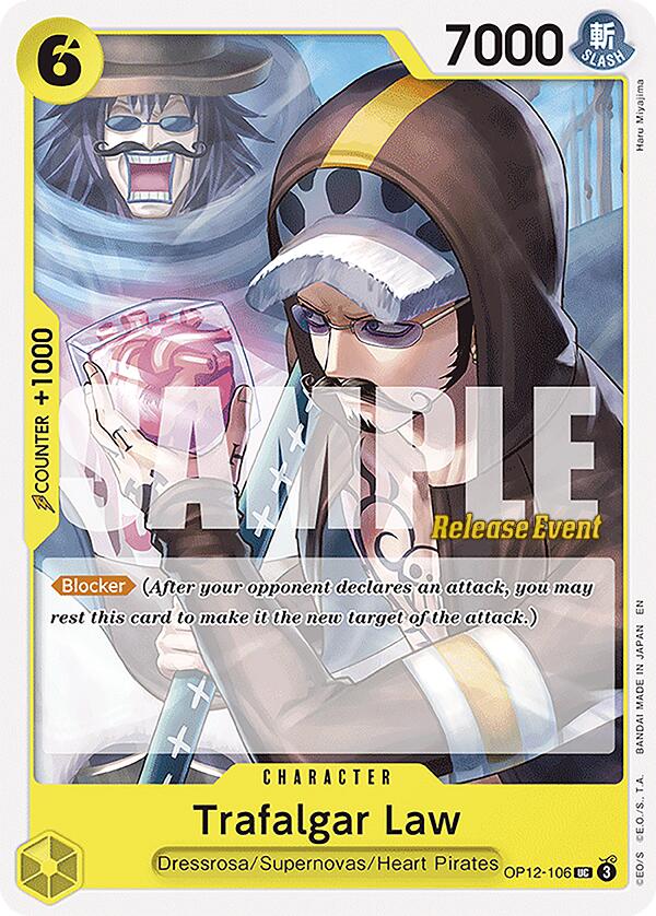 Trafalgar Law [Legacy of the Master Release Event Cards] | Cards and Coasters CA