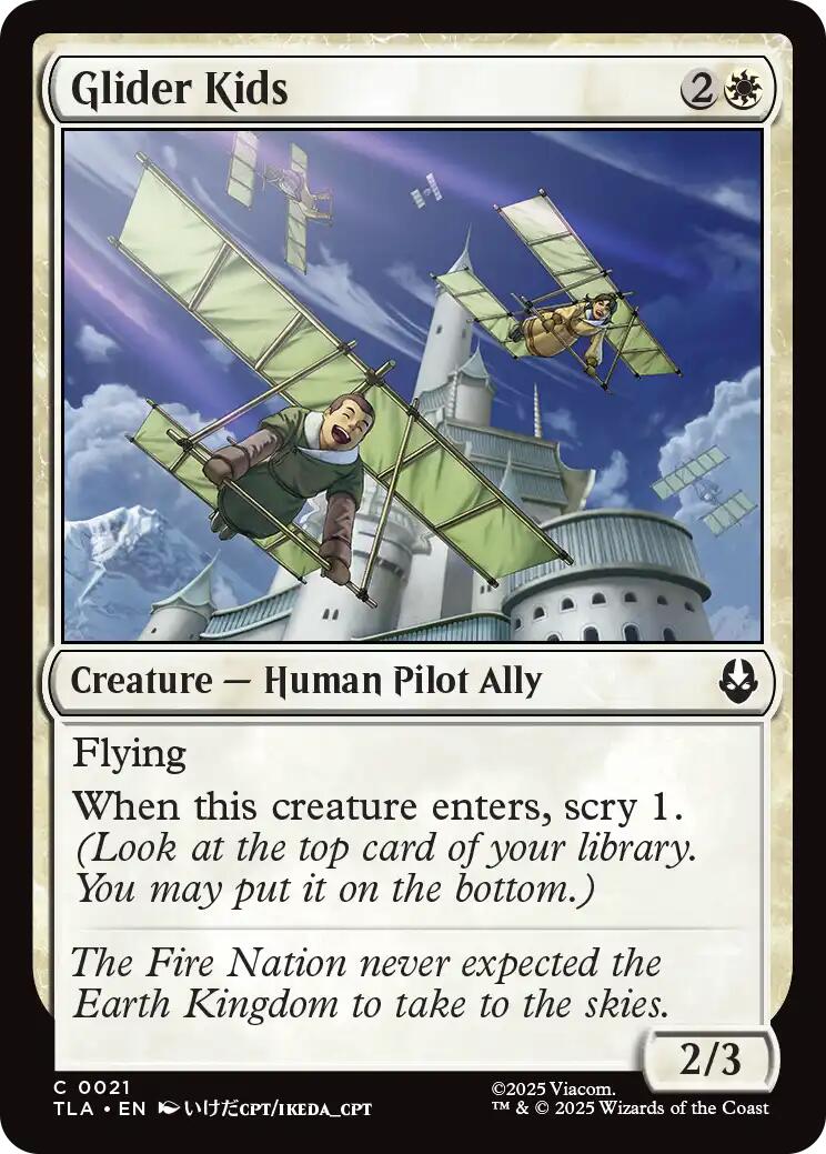 Glider Kids [Avatar: The Last Airbender] | Cards and Coasters CA