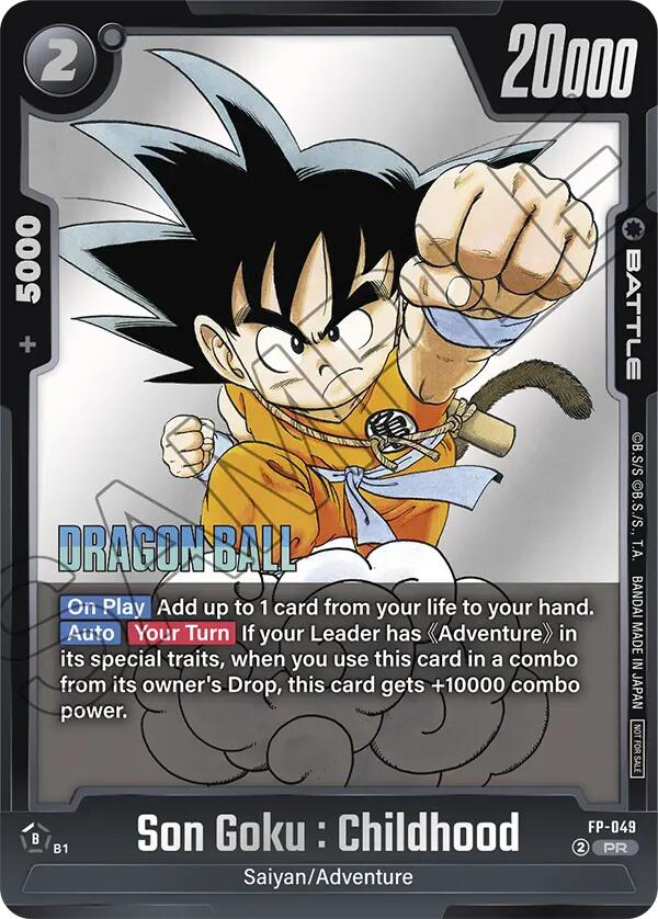 Son Goku : Childhood [Fusion World Promotion Cards] | Cards and Coasters CA