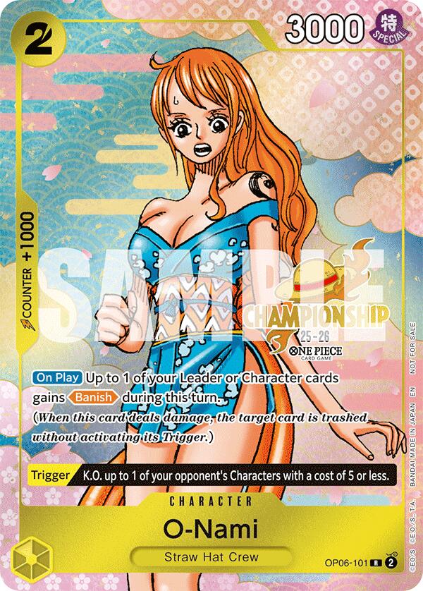O-Nami (CS 25-26 Event Pack) [One Piece Promotion Cards] | Cards and Coasters CA
