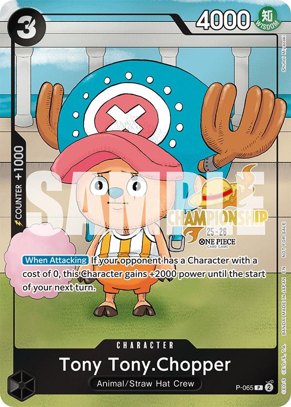 Tony Tony.Chopper (CS 25-26 Event Pack) [One Piece Promotion Cards] | Cards and Coasters CA