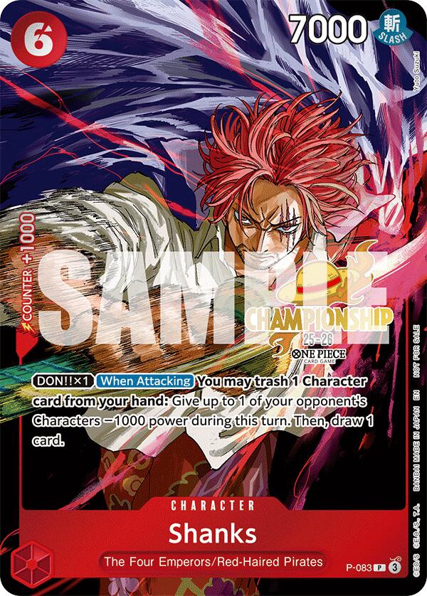 Shanks (CS 25-26 Event Pack) [One Piece Promotion Cards] | Cards and Coasters CA