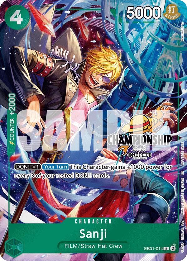 Sanji (CS 25-26 Celebration Pack) [One Piece Promotion Cards] | Cards and Coasters CA