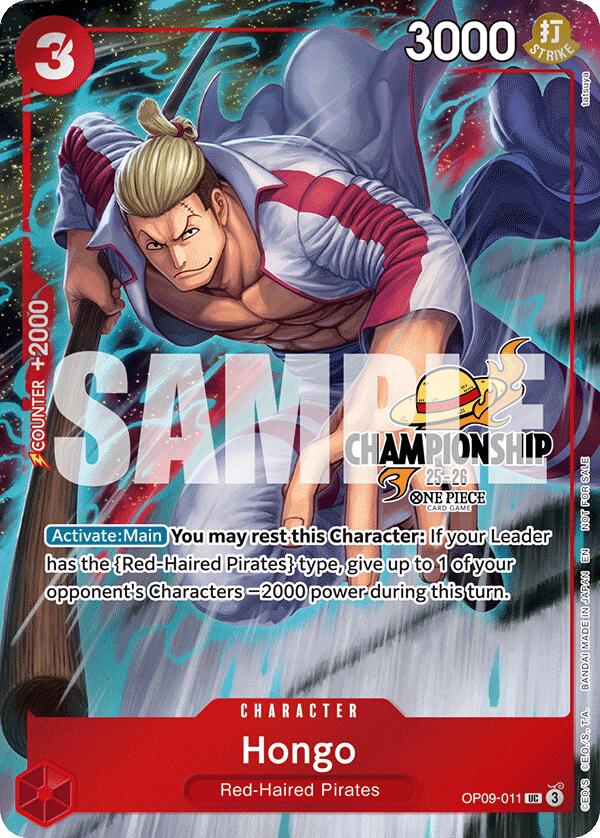 Hongo (CS 25-26 Celebration Pack) [One Piece Promotion Cards] | Cards and Coasters CA
