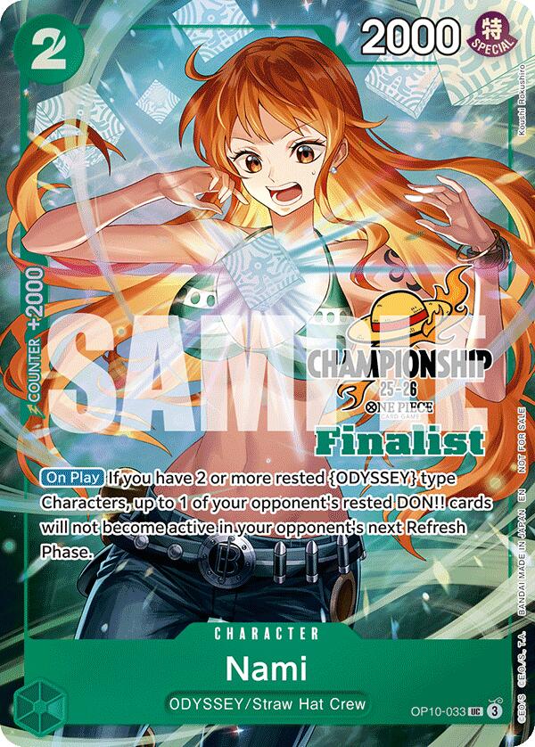 Nami (CS 25-26 Finalist Card Set 1) [One Piece Promotion Cards] | Cards and Coasters CA