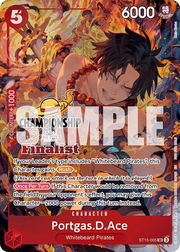 Portgas.D.Ace (CS 25-26 Finalist Card Set 1) [One Piece Promotion Cards] | Cards and Coasters CA