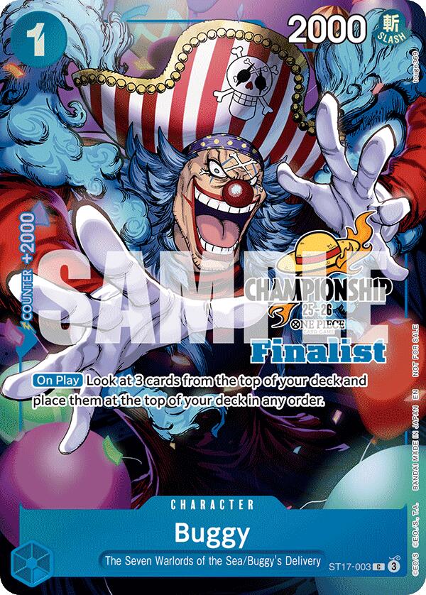 Buggy (CS 25-26 Finalist Card Set 1) [One Piece Promotion Cards] | Cards and Coasters CA