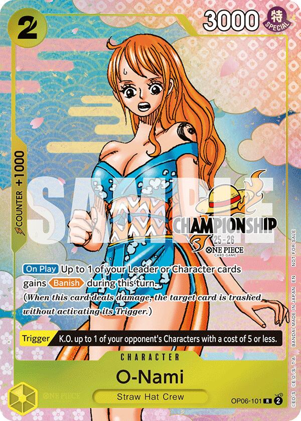 O-Nami (CS 25-26 Event Pack Finalist Ver.) [One Piece Promotion Cards] | Cards and Coasters CA