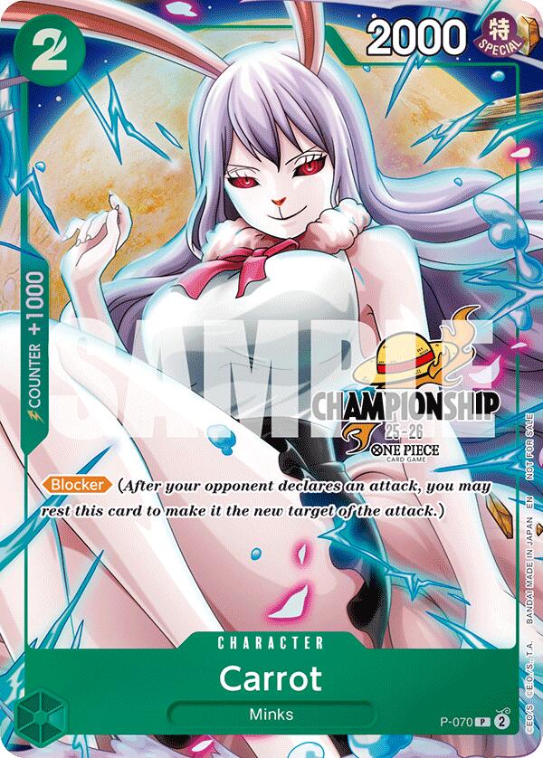 Carrot (CS 25-26 Event Pack Finalist Ver.) [One Piece Promotion Cards] | Cards and Coasters CA