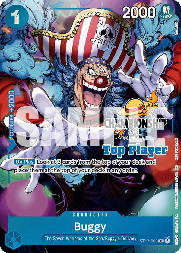 Buggy (CS 25-26 Top Player Pack) [One Piece Promotion Cards] | Cards and Coasters CA