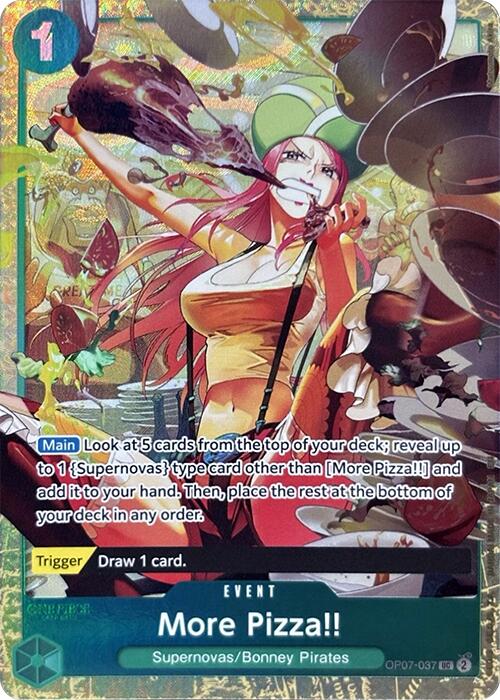 More Pizza!! (Premium Card Collection -Best Selection Vol. 4-) [One Piece Promotion Cards] | Cards and Coasters CA