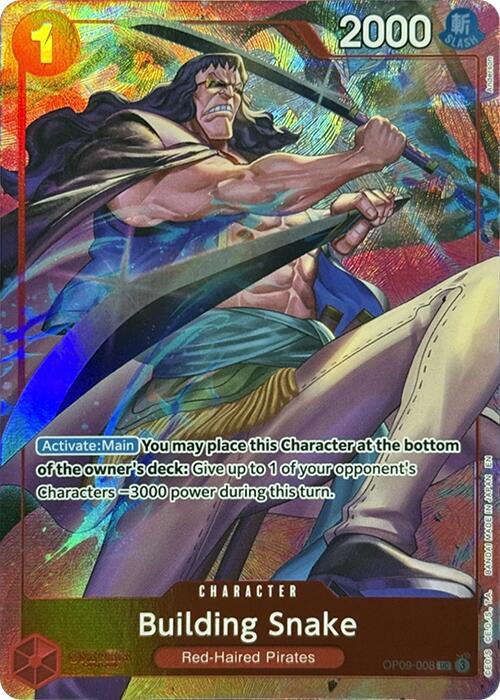 Building Snake (Premium Card Collection -Best Selection Vol. 4-) [One Piece Promotion Cards] | Cards and Coasters CA