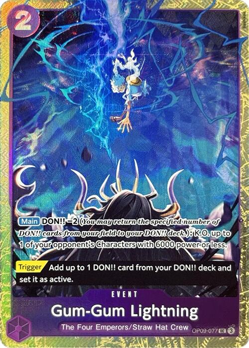 Gum-Gum Lightning (Premium Card Collection -Best Selection Vol. 4-) [One Piece Promotion Cards] | Cards and Coasters CA