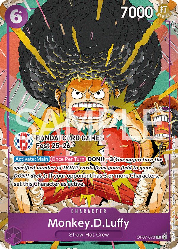 Monkey.D.Luffy (BANDAI Card Games Fest 25-26) [One Piece Promotion Cards] | Cards and Coasters CA