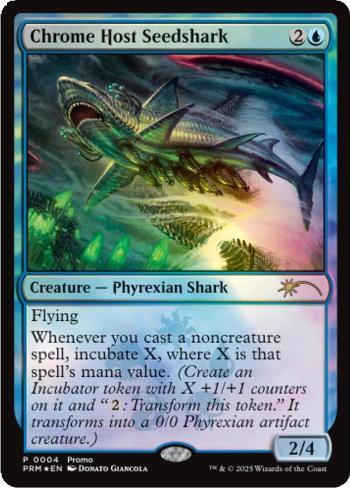 Chrome Host Seedshark [Media Promos] | Cards and Coasters CA