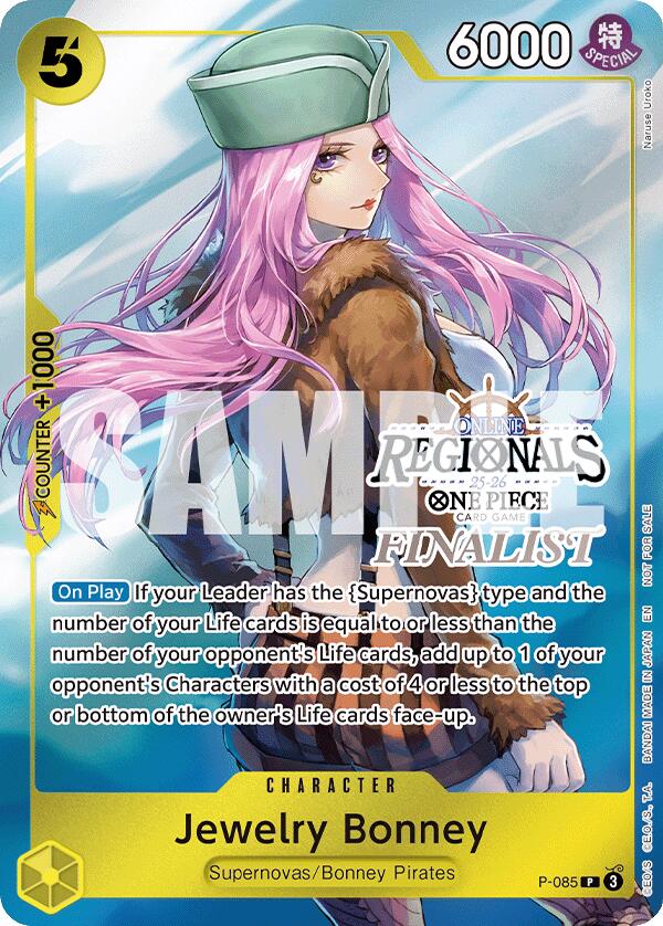 Jewelry Bonney (Online Regional Finalist Card Set 2025 Vol.2) [One Piece Promotion Cards] | Cards and Coasters CA