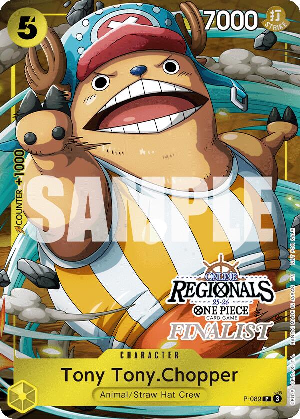 Tony Tony.Chopper (Online Regional Finalist Card Set 2025 Vol.2) [One Piece Promotion Cards] | Cards and Coasters CA