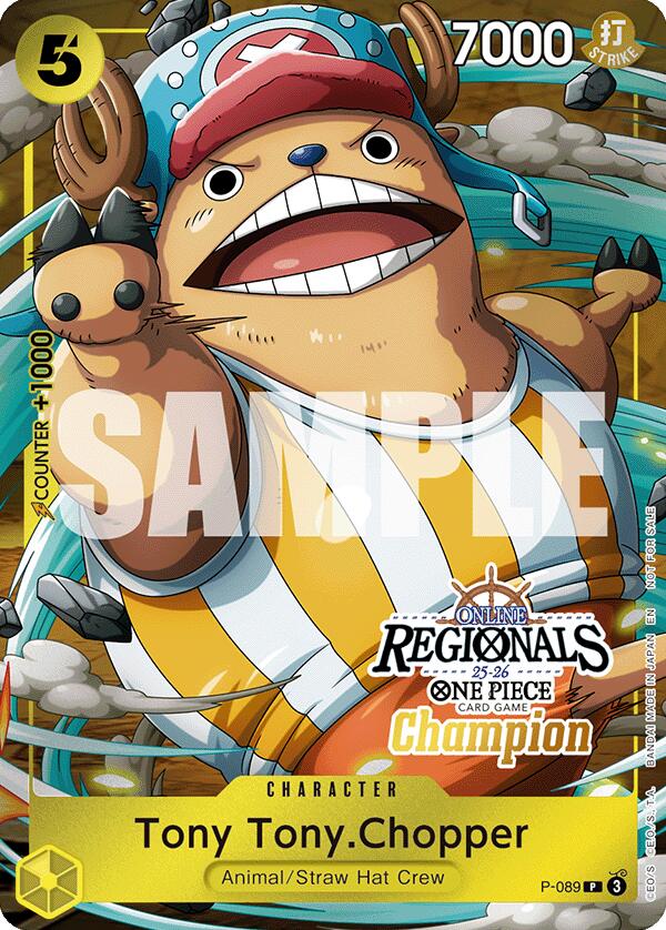 Tony Tony.Chopper (Online Regional Champion Card Set 2025 Vol.2) [One Piece Promotion Cards] | Cards and Coasters CA