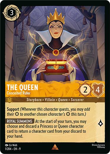 The Queen - Conceited Ruler (1/204) [Fabled] | Cards and Coasters CA